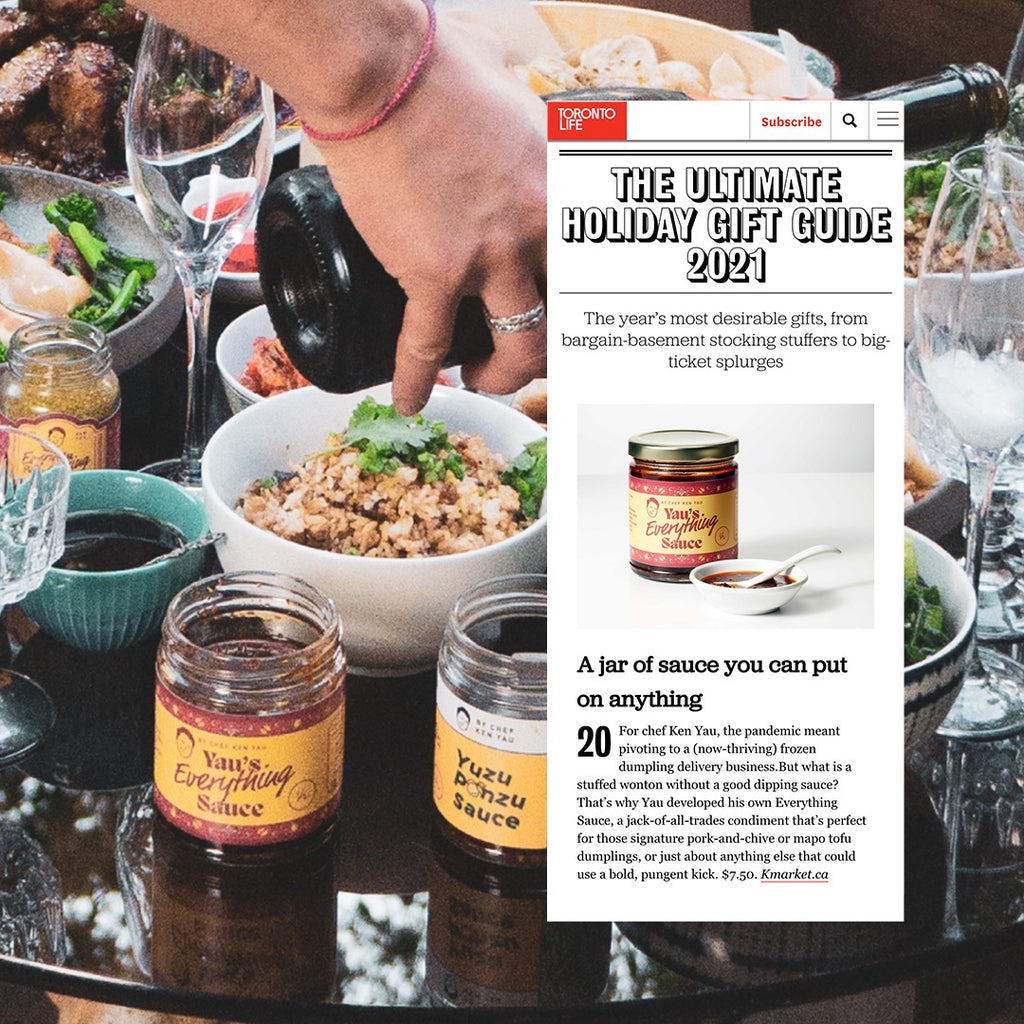 Chef Ken's Everything Sauce is in the Toronto Life Holiday Gift Guide!